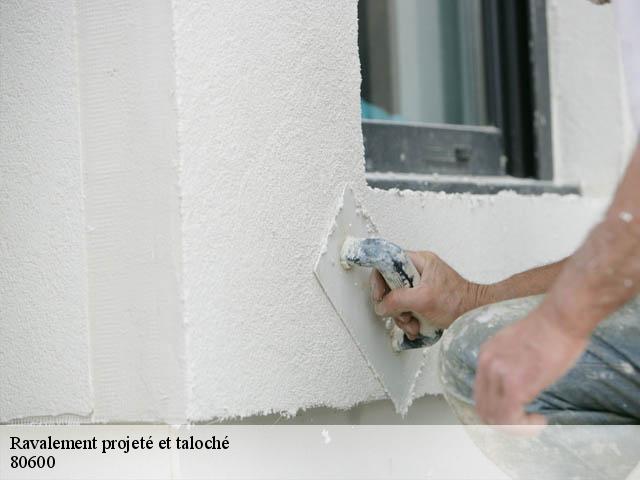 Ravalement projeté et taloché 80600