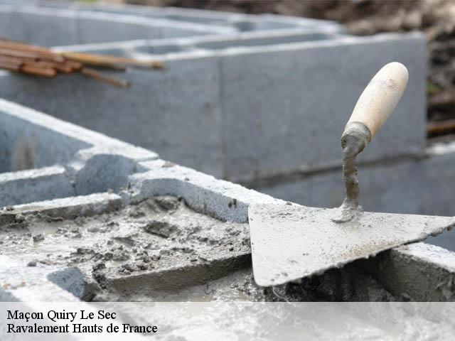 Maçon quiry-le-sec-80250 Ravalement Hauts de France