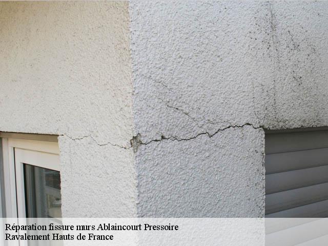 Réparation fissure murs  ablaincourt-pressoire-80320 Ravalement Hauts de France