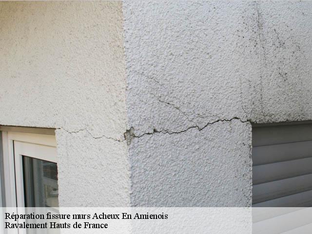 Réparation fissure murs  acheux-en-amienois-80560 Ravalement Hauts de France