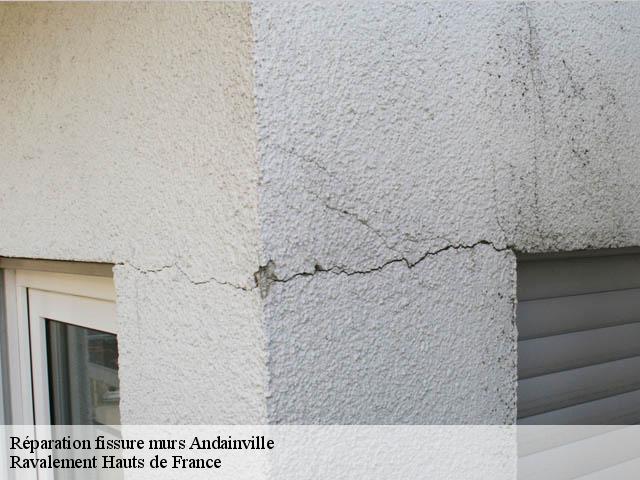 Réparation fissure murs  andainville-80140 Ravalement Hauts de France